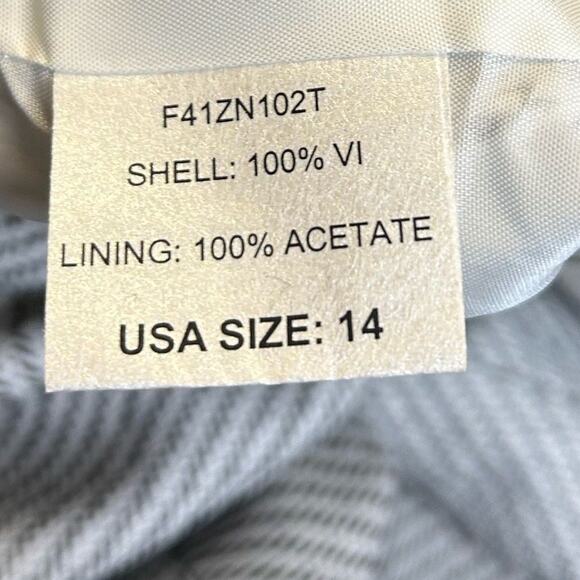 NICOLA Made In Italy Black & White Blazer Jacket Size 14 - Picture 4 of 4